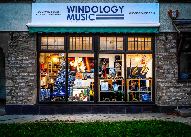 Windology Music Christmas Window